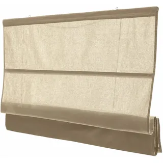 Loberon Faltrollo Fides – Elegantes Design, Höhenverstellbar, Leinen, zusätzliche Eisenösen