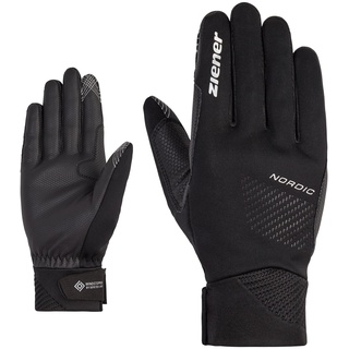 Ziener Herren ULTAR Langlauf/Nordic/Crosscountry-Handschuhe | wattiert, Windstopper, Touch-Funktion, Black, 8