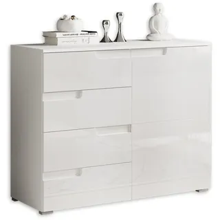 HBZ Spice 100 x 80 x 40 cm Weiß hochglanz