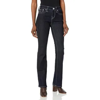 True Religion Damen Curvy Yoke Midrise Bootcut Jeans, Auswaschen, 26 - 26