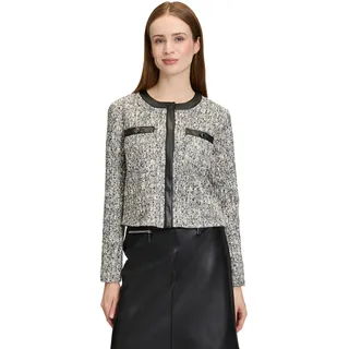 Betty Barclay Blazer-Jacke langarm in Schwarz/Weiß | Gr.: 42