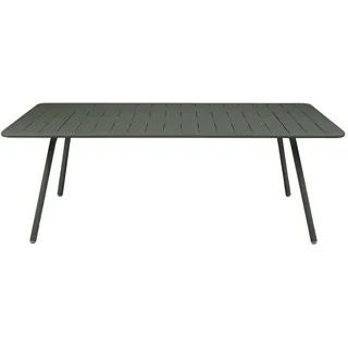 Fermob Luxembourg Gartentisch 207 x 100 x 74 cm grau/grün