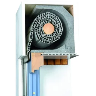 DiHa Rollladenkasten-Isolierung, Rollladenkasten Dämmung ROKA-ASS® 2-tlg. eckig, Stärke 20 mm (Verschlußdeckel 175 mm)