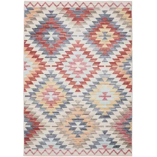 benuta Vintage-Teppich, Mehrfarbig, Beige, Kunststoff, Vintage, Rechteckig, 200x300 cm Oeko-Tex® Standard 100, in verschiedenen Größen erhältlich, rutschfeste Unterfläche, waschbar, Teppiche - Böden, Teppiche, Vintage-Teppiche