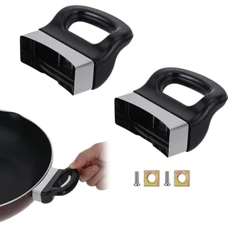 2 Stš1ck Topfgriff-Ersatz, Topfdeckel griff Pfannengriff Mit Schrauben Universal Topfgriff Kurz Ersatz fš1r Alte Topfgriffe fš1r Pfannen Schn...