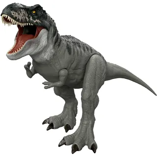 Mattel Jurassic World Riesendino T-Rex Figur 99 cm - Grau