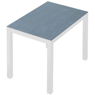 Jan Kurtz Quadrat Tisch 90 x 60cm weiß | Keramik grau