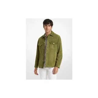 MK Hemdjacke aus Wildleder - Grün - Michael Kors - S