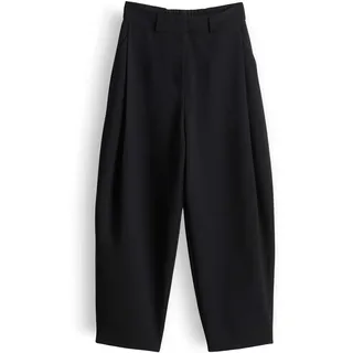 Someday Catsby Barrel Bundfaltenhose Schwarz 40