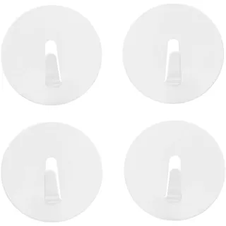 ThreeByThree - spot-on Magnethaken Ø 4 cm, 4er-Set, weiß