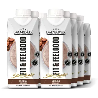 Layenberger Fit+Feelgood Slim Shake Schokolade 8 x 330 ml
