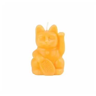 Donkey Products Formkerze Lucky Candles Peach Katze orange