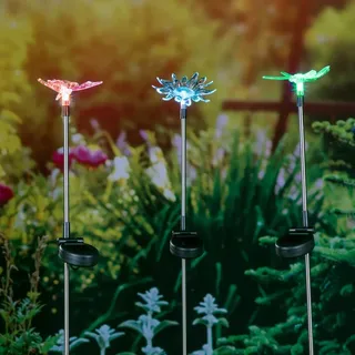 Hi Solarleuchte Dekostecker 75 cm mit Solarzelle
