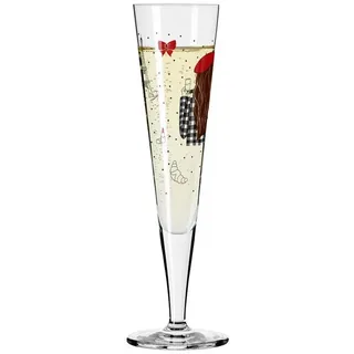 Ritzenhoff Sektglas GOLDNACHT, Glas, Handwäsche empfohlen, Mehrfarbig, Paris, H: 24cm