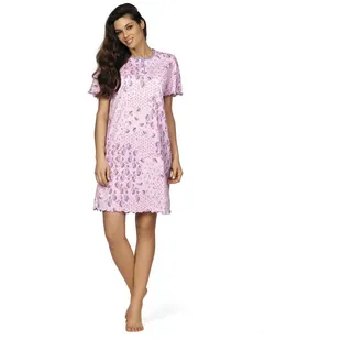 comtessa Nachthemd Comtessa Premium Nachthemd Damen kurzer Arm rosa Gr. 40 42 (1-tlg) rosa