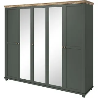 masseno Drehtürenschrank EVOLETTA 246 x 216 x 62 cm Grün