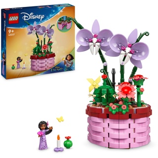 LEGO ǀ Disney Encanto Isabelas Blumentopf, Set für Kinder mit baubarer Spielzeug-Orchidee, Deko-Bausatz mit Mini-Puppe Einer Figur aus dem Film, Geschenk-Idee für Mädchen & Jungen ab 9 Jahren 43237