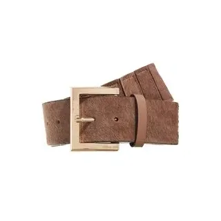 Michael Kors Gürtel - 55Mm Haircalf Belt W Stretch Back - Gr. L - in Braun - für Damen