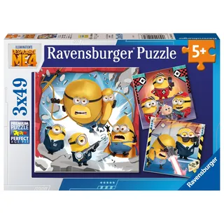 Ravensburger Kinderpuzzle 3x49 Teile - Minions - Noch immer unverbesserlich