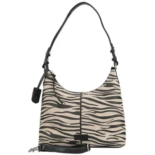 Burkely Umhängetasche Taschen Veloursleder . weiß