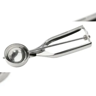 METRO Professional Eisportionierer, Ø 5 cm x 20 cm, 1/20 Liter, spülmaschinengeeignet, silber