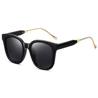 SOTOR Sonnenbrille Polarisierte Sonnenbrille Damen Herren Klassisch Retro Brille (1-St) für Freizeit Fahren Fashion Sonnenbrille brille grau