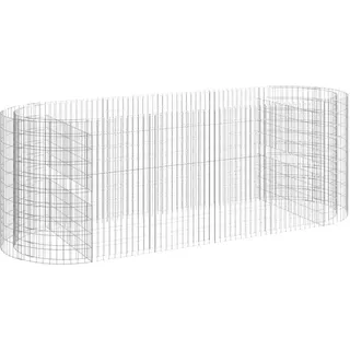 furnicato Gabionen-Hochbeet 300 x 100 x 100 cm