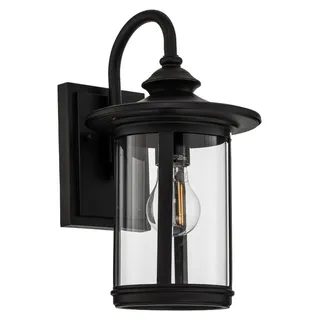LINDBY Laterne Aluminium 19 x 23,8 x 33,4 cm 1 x E27 schwarz