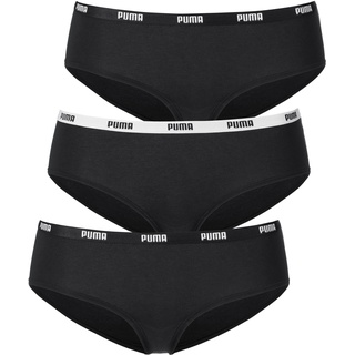 Hipster PUMA Gr. S, 3 St., schwarz Damen Unterhosen Unterwäsche