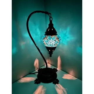 Mosaiklampe orientalische Lampe mosaik Stehlampe Samarkand-Lights Türkis