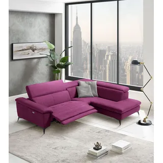 Egoitaliano Ecksofa Martine 2-Sitzer Lila
