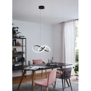 WOFI INDIGO DIMMBAR PENDELLEUCHTE PENDELLAMPE SCHWARZ  HÄNGELEUCHTE LED