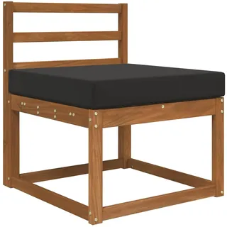 vidaXL Sofakissen für draußen 60 x 60 cm Schwarz