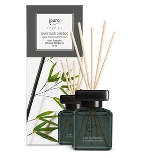ipuro Raumduft Essentials, 50 ml, mit Stäbchen, black bamboo
