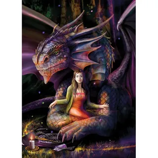 Bluebird Puzzle Puzzle Anne Stokes - Spirit Dragon, Puzzleteile