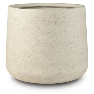 aplanta Pflanztopf Kiesel beige | 44X37, für drinnen, Pflanzkübel, wie echt, Allergiker geeignet, pflanzliche Dekoration Praxis, Office & Wohnzimmer - Beige