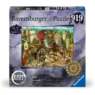 Ravensburger EXIT Puzzle 17446 - EXIT The Circle Anno 1683 - Escape Room Puzzle mit 919 Teilen ab 14 Jahren