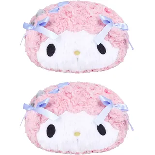 Roffatide Anime My Sweet Piano 2-Pcs Auto Nackenkissen Plüsch Auto Kopf Nackenstütze Kissen für Stühle, Liegestühle, Fahrsitze