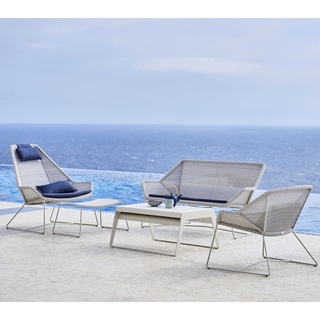 Loungesessel Breeze - LW - White grey