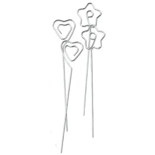 Notizhalter "Blume & Herz", 14,5 cm, 10 Stück