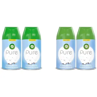 Air Wick Freshmatic Max Raumspray DUO PURE – Nachfüller für den Air Wick Freshmatic Max – Duft: Frische Wäsche – 2 x 250 ml Nachfüller (Packung mit 2)