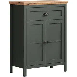 VCM Stanton 77 x 102 x 39 cm Tannengrün/Evoke Eiche