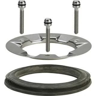 Viega Tempoplex Zubehörsatz 582975 Edelstahl, für Ablaufloch-Ø 90mm