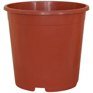 Geli Pflanzkübel GELI Containertopf Terracotta – Ø14cm Kunststoff Pflanztopf 1.4L Ø 14 cm x 12 cm