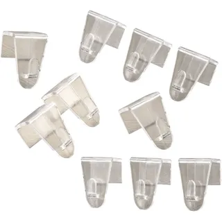 Ruco Fensterhaken Fensterklipp, 10er Set, Fenster, (Set, 10-St), Kein Bohren, kein Kleben, Made in Germany weiß