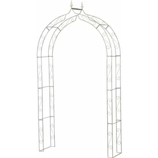 Siena Garden Rosenbogen 140 x 40 cm Silber