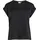 Viellette S/S Satin Top/Su Noos T-Shirt Schwarz 42 EU