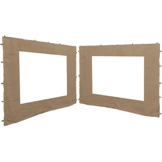 Quick Star Seitenwand für Pavillon 3x3 m 2 Stück 2,5 x 1,9 m Sand