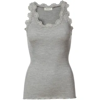 Rosemunde Babette Silk Top Grau M