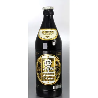 Bierkerze Augustiner Edelstoff 0,5 l - 2002 - Ein bayerisches Bier Geschenk